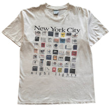 Load image into Gallery viewer, 90’s NYC night lights T-shirt size Xl
