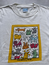 Load image into Gallery viewer, 90s Keith Haring T-shirt size M/L
