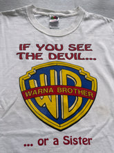 Load image into Gallery viewer, Early 00s Warn A Brother Parody T-shirt size XL
