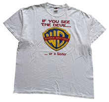 Load image into Gallery viewer, Early 00s Warn A Brother Parody T-shirt size XL
