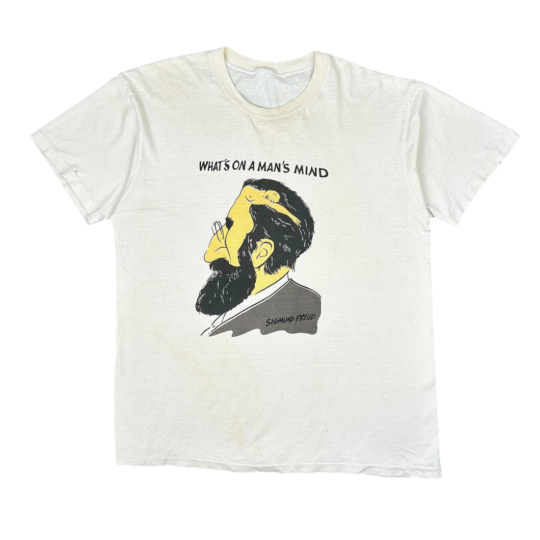 80s Sigmund Freud T-Shirt Size L